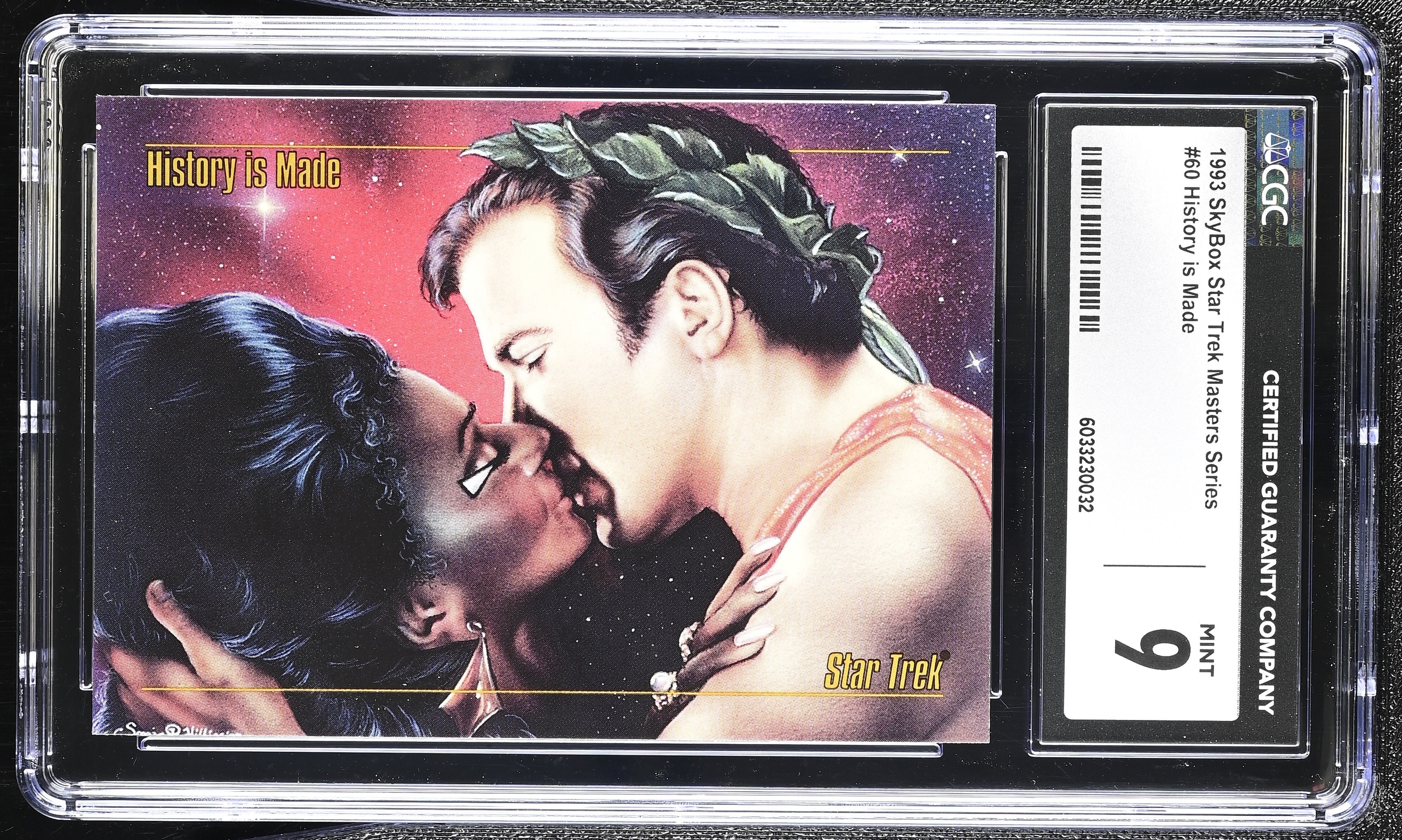 History is Made - 1993 StarTrek Master Series Skybox - CGC Graded